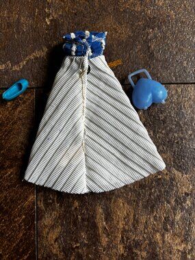 Topper Dawn doll clothes Jeanie Blue and White dress